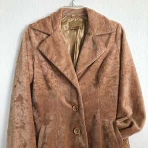 Fur teddy coat